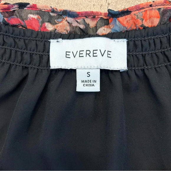 Evereve Womens Sleeveless Multi Color Floral V Neck Tiered Josie Dress Size S - Picture 6 of 11